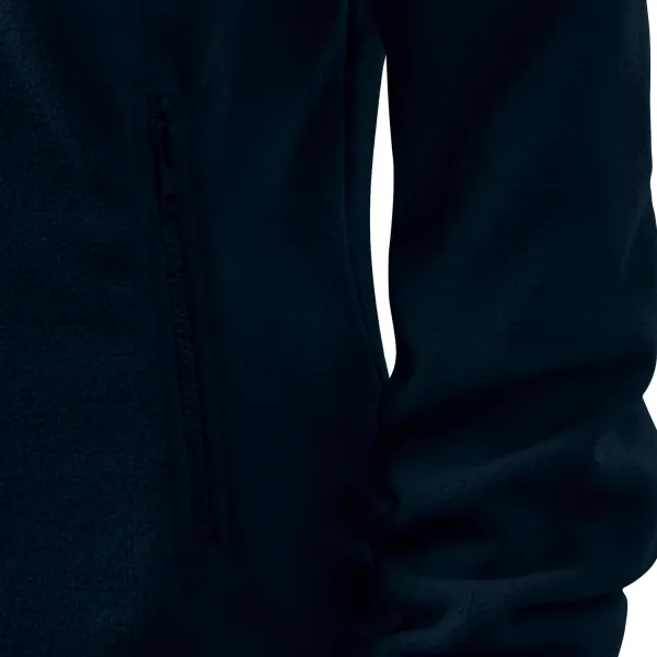 Dámska bunda fleecová - Praktické vrecká so zipsom