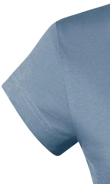 Dámske tričko s V-výstrihom zúžené - Veľmi krátke rukávy