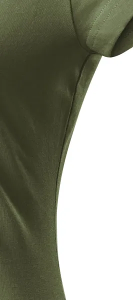 Dámske tričko zúžené s okrúhlym výstrihom - Strih s bočnými švami