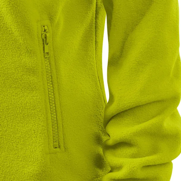 Dámska bunda fleecová - Praktické vrecká so zipsom