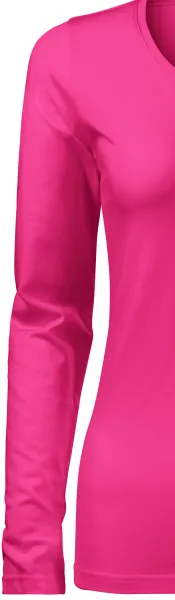 Dámske tričko priliehavé s dlhým rukávom - Klasické dlhé rukávy