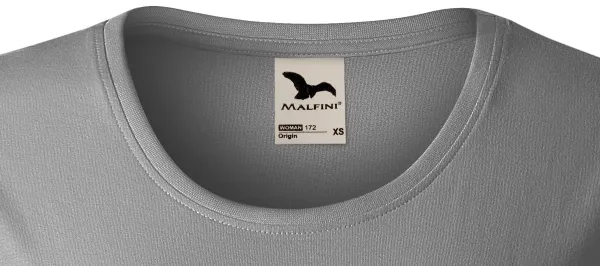 Dámske tričko, organická bavlna - Klasický okrúhly výstrih