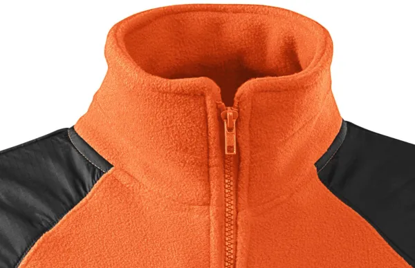 Bunda športová - Zapínanie na zips až ku brade