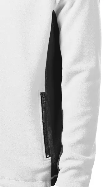 Pánska fleecová bunda kontrastná - Tmavé kontrastné detaily