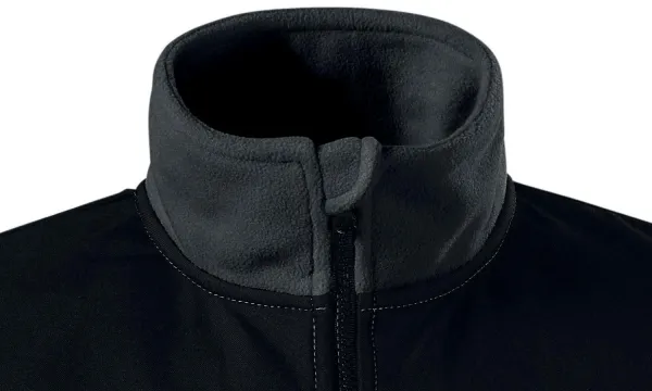 Hrejivá unisex fleecová bunda - Zapínanie na zips až ku brade