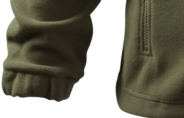 Pánska fleecová bunda - Dlhé rukávy s pružným koncom