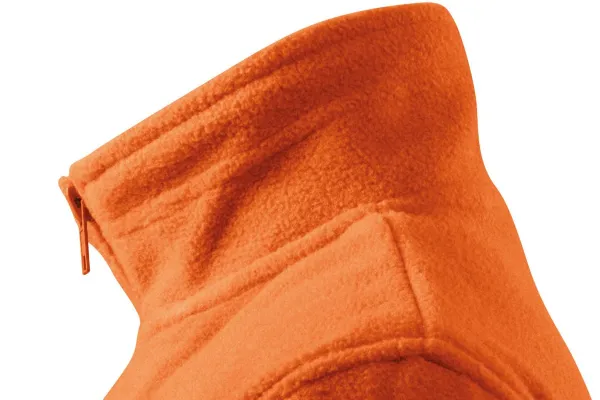 Dámska bunda fleecová - Zdvihnutý golier proti chladu na krku