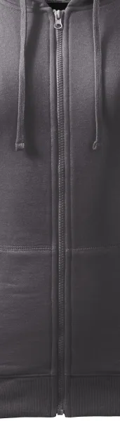 Dámska mikina s kapucňou - Zips vo farbe mikiny