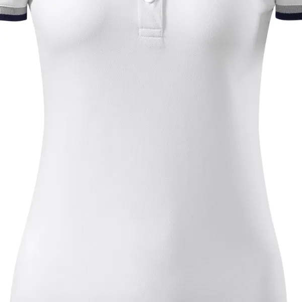 Dámska polokošeľa s golierom hore - Jemne zúžený strih