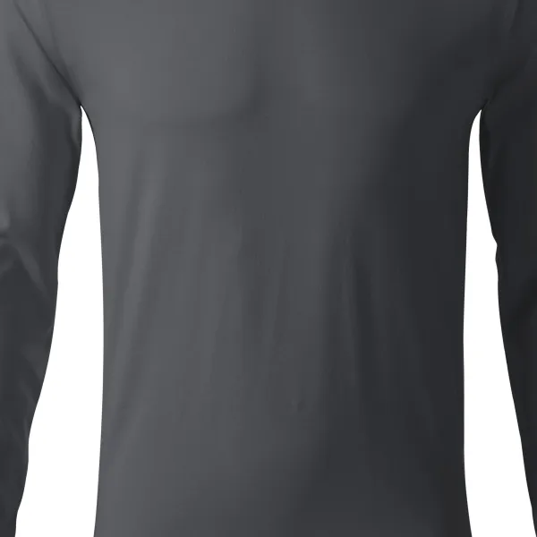 Priliehavé pánske tričko s dlhým rukávom - Mierne priliehavý strih