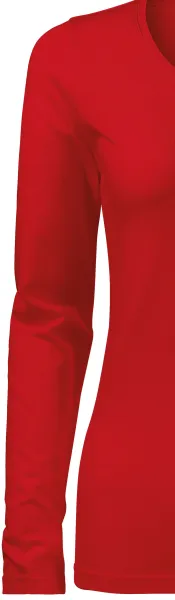 Dámske tričko priliehavé s dlhým rukávom - Klasické dlhé rukávy