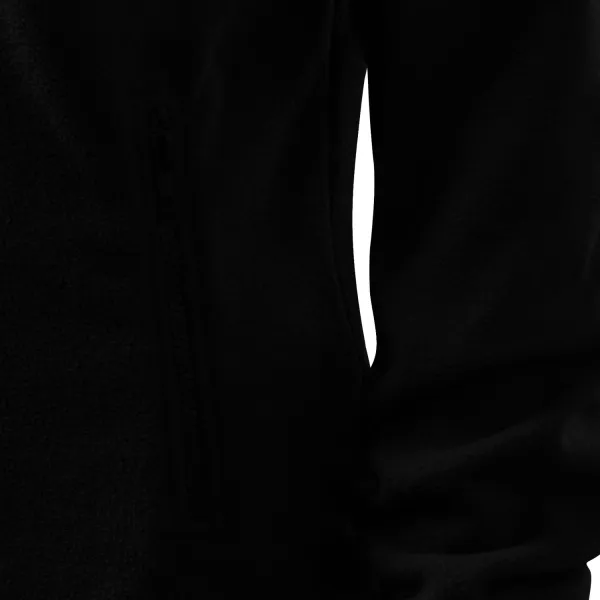 Dámska bunda fleecová - Praktické vrecká so zipsom