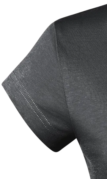 Dámske tričko s V-výstrihom zúžené - Veľmi krátke rukávy