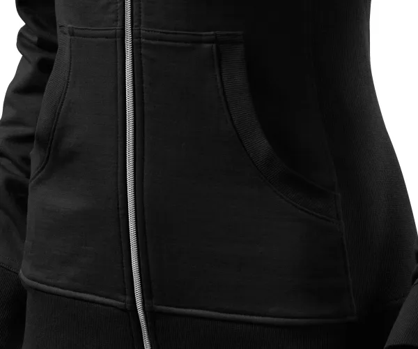 Dámska mikina bez kapucne - Vrecká v štýle klokanky