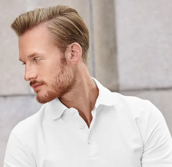 Pánska polokošeľa z organickej bavlny - Zapínanie na 3 gombíky