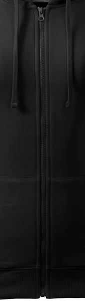 Dámska mikina s kapucňou - Zips vo farbe mikiny