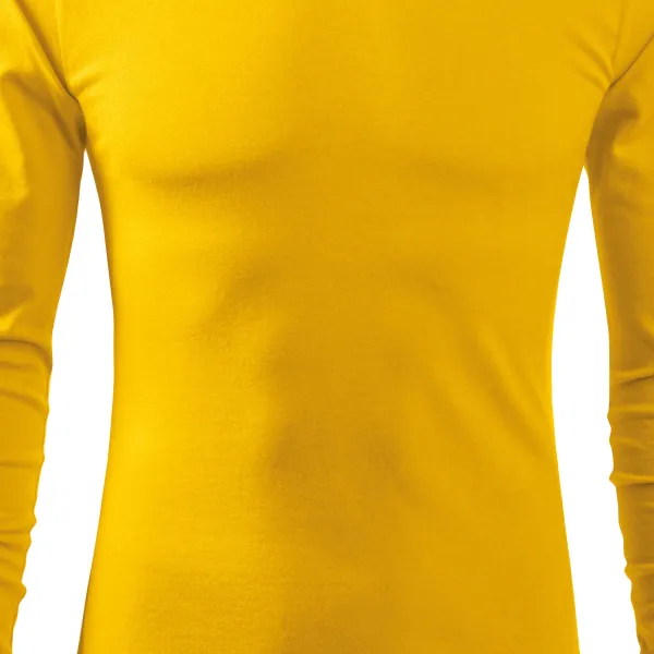 Pánske tričko s dlhým rukávom - Mierne priliehavý strih