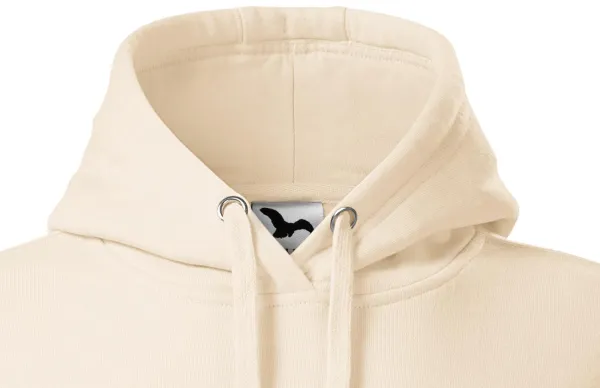 Dámska mikina bez zipsu s kapucňou - Kapucňa so šnúrkami na stiahnutie