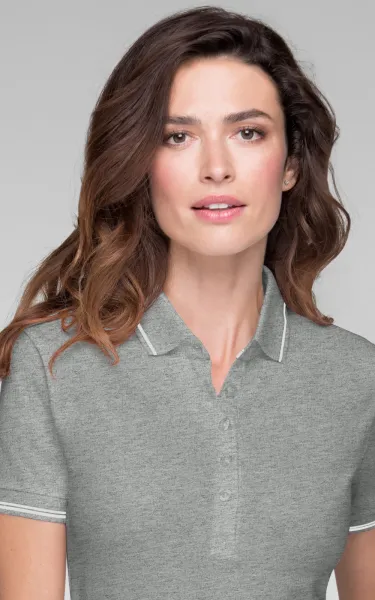 Dámska polokošeľa s krátkym rukávom - Zapínanie na 5 gombíkov