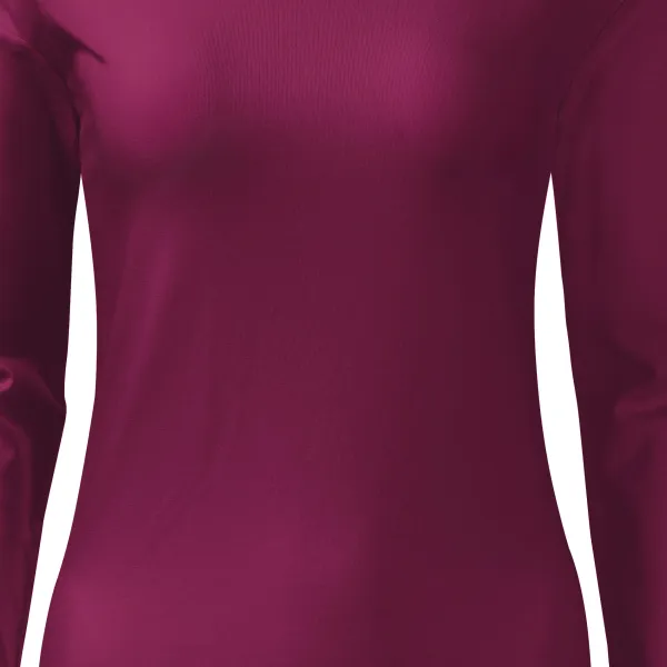 Dámske tričko priliehavé s dlhým rukávom - Jemne zúžený strih