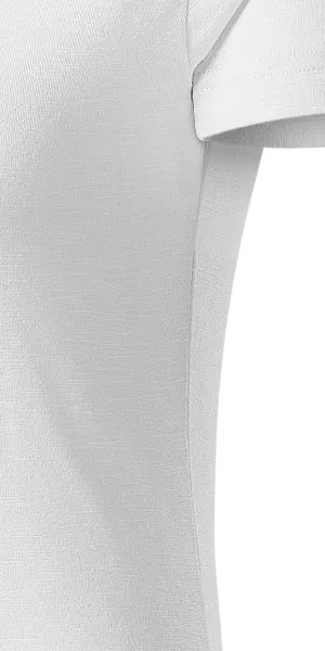 Dámske tričko, štruktúrovaná organická bavlna - Strih s bočnými švami