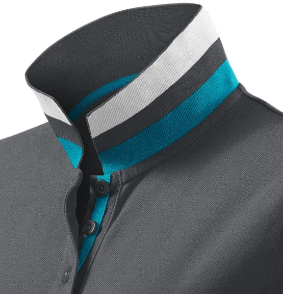 Dámska polokošeľa s golierom hore - Golier s dvoma spôsobmi nosenia