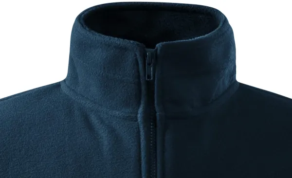 Pánska fleecová bunda - Zapínanie na zips až ku brade