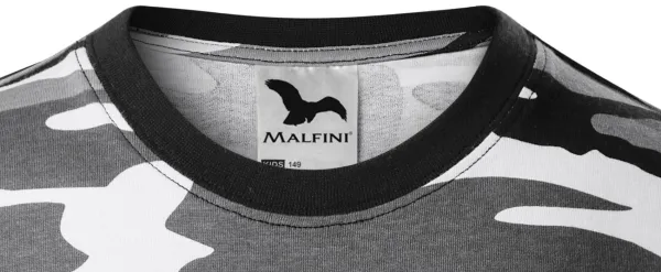 Detské tričko maskáčové - Klasický okrúhly výstrih