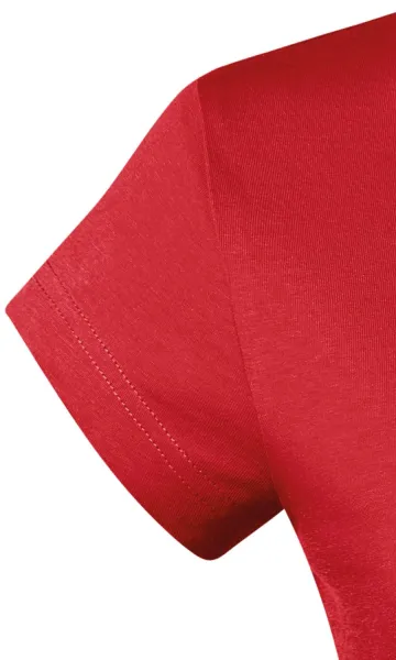 Dámske tričko s V-výstrihom zúžené - Veľmi krátke rukávy