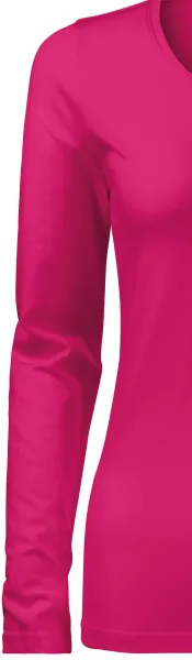 Dámske tričko priliehavé s dlhým rukávom - Klasické dlhé rukávy