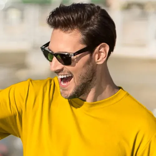 Pánske tričko klasické - Klasický okrúhly výstrih