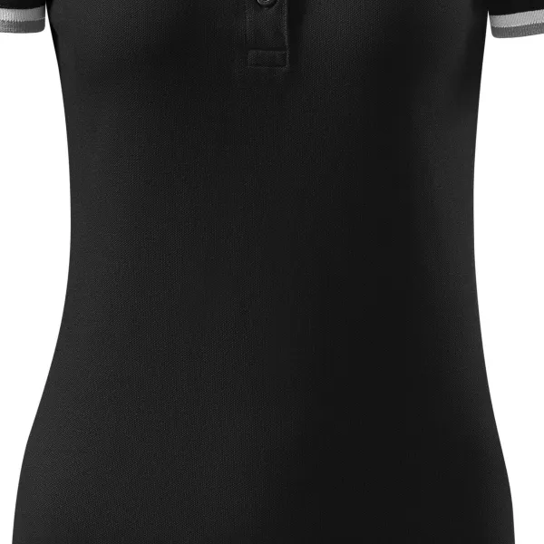 Dámska polokošeľa s golierom hore - Jemne zúžený strih