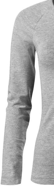 Dámske tričko zúžené, V-výstrih - Dlhé raglánové rukávy