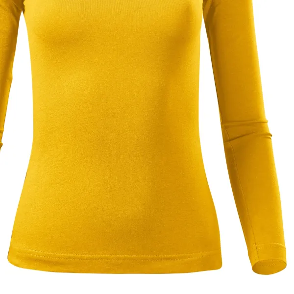 Dámske tričko s dlhými rukávmi - Mierne priliehavý strih