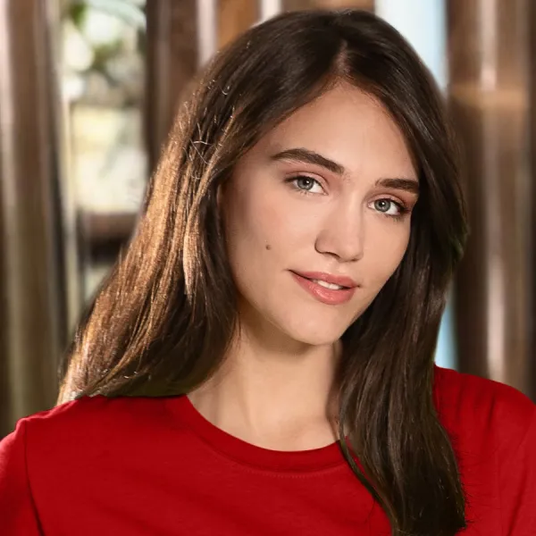 Dámske tričko klasické - Klasický okrúhly výstrih