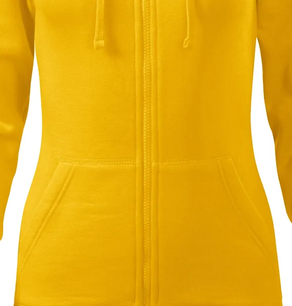 Dámska mikina s kapucňou - Zúžený strih s bočnými švami