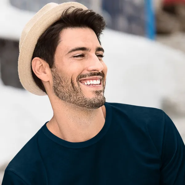 Pánske tričko s dlhým rukávom - Klasický okrúhly výstrih