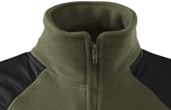 Bunda športová - Zapínanie na zips až ku brade