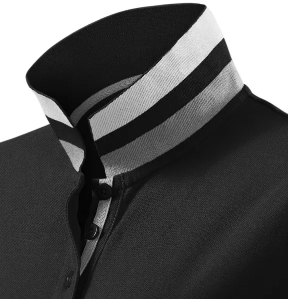 Dámska polokošeľa s golierom hore - Golier s dvoma spôsobmi nosenia