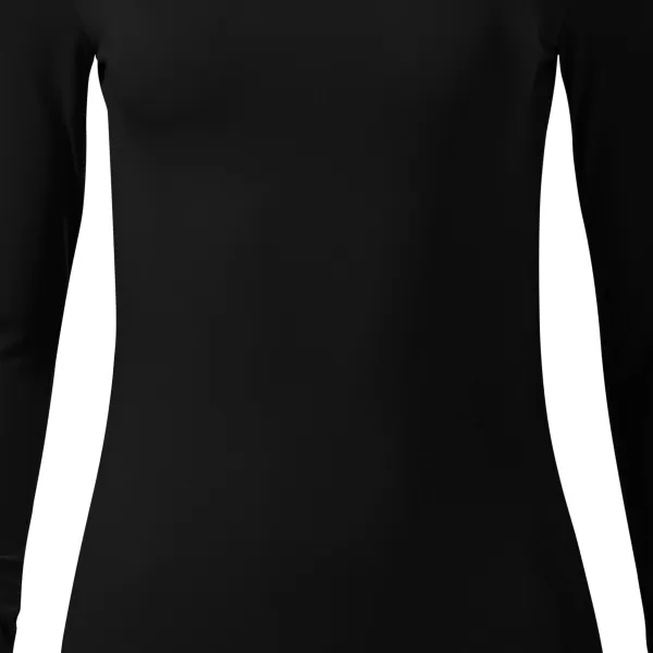 Tričko s dlhými rukávmi a hlbším výstrihom - Jemne zúžený strih