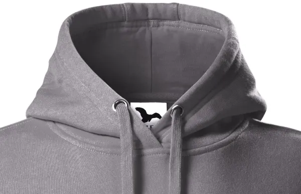 Dámska mikina bez zipsu s kapucňou - Kapucňa so šnúrkami na stiahnutie