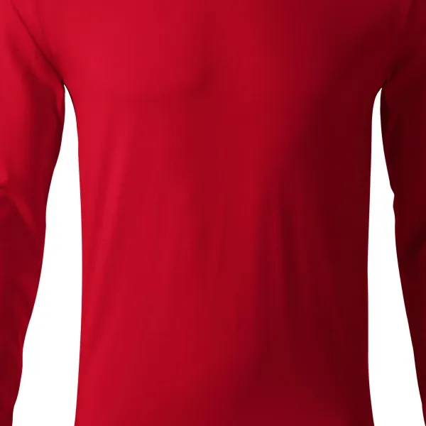 Priliehavé pánske tričko s dlhým rukávom - Mierne priliehavý strih