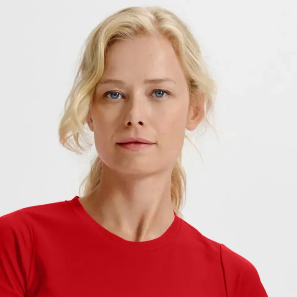 Dámske športové tričko - Klasický okrúhly výstrih