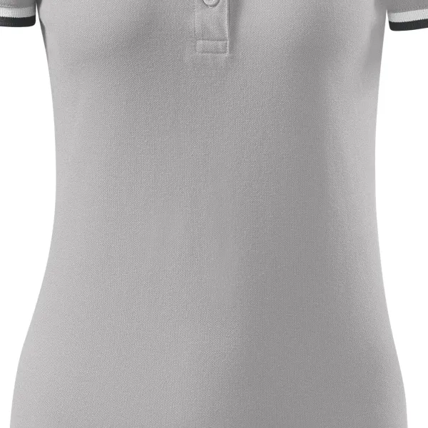 Dámska polokošeľa s golierom hore - Jemne zúžený strih