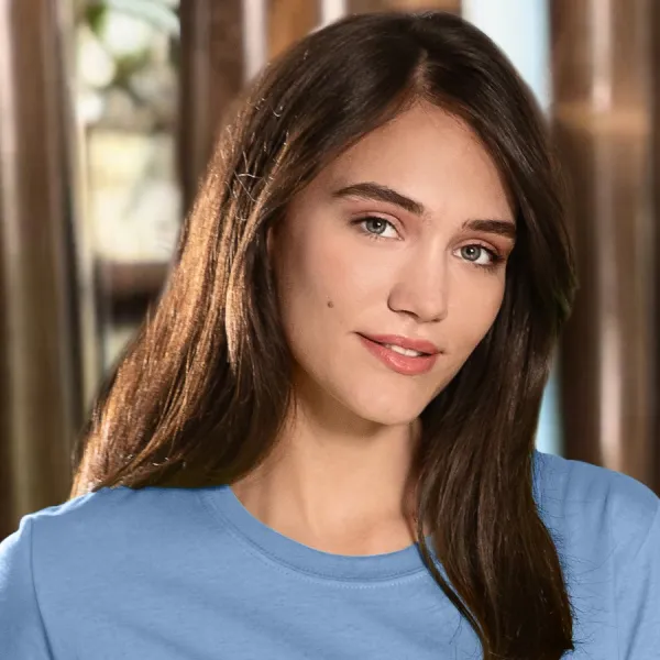 Dámske tričko klasické - Klasický okrúhly výstrih