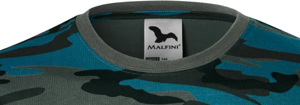 Tričko maskáčové - Klasický okrúhly výstrih