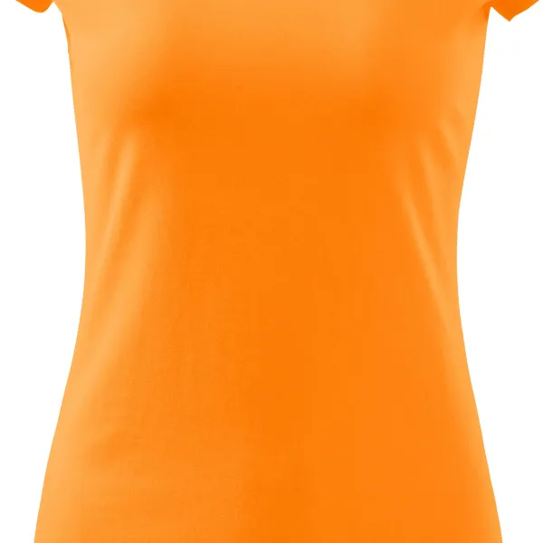 Dámske tričko s veľmi krátkym rukávom - Jemne zúžený strih