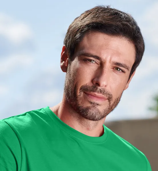 Pánske tričko jednoduché - Klasický okrúhly výstrih