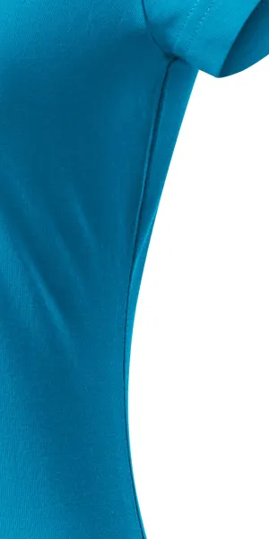 Dámske tričko s V-výstrihom zúžené - Strih s bočnými švami