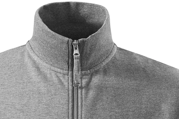 Pánska mikina jednoduchá bez kapucne - Vysoký golier